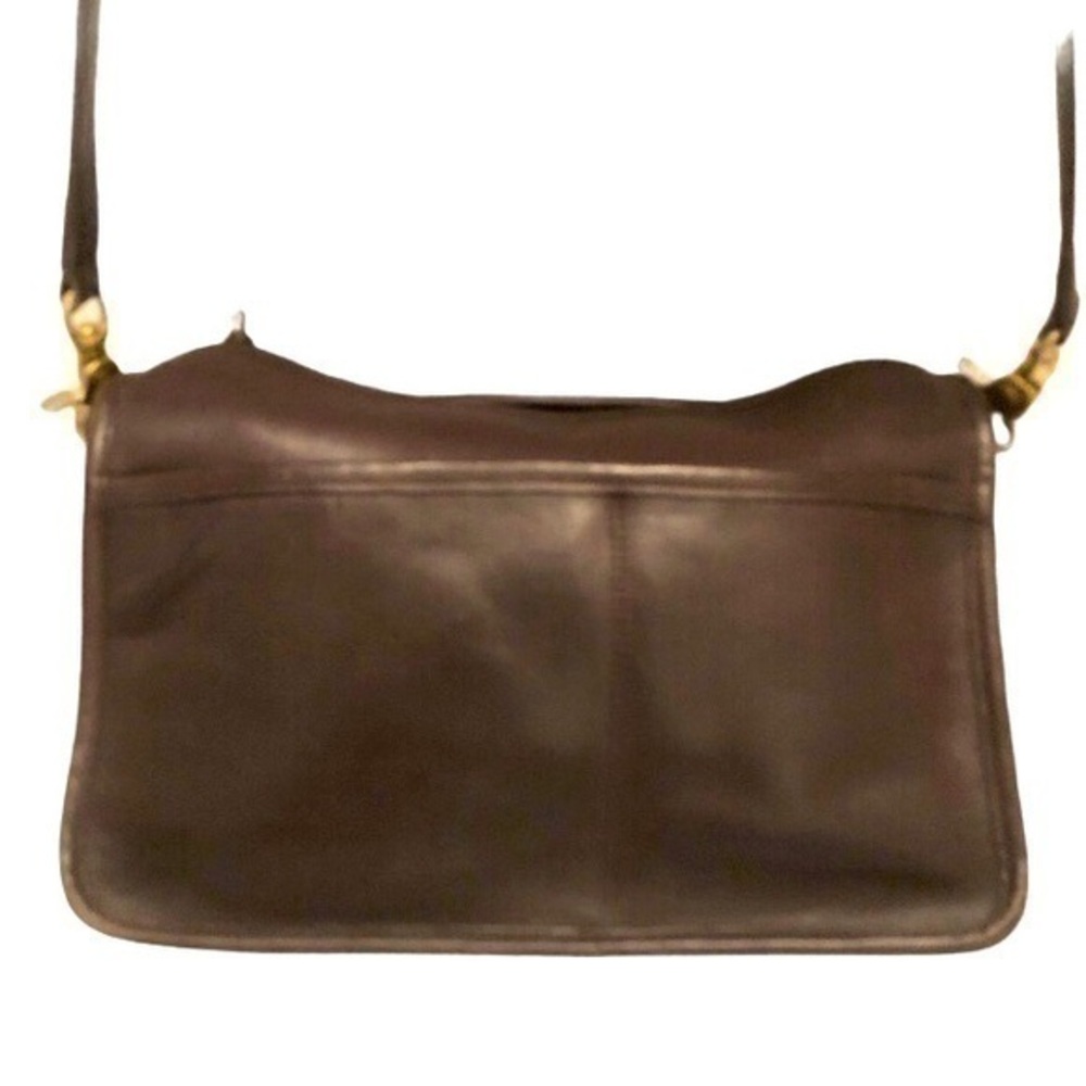 Coach vintage brown leather nyc Bonnie Cashin bag